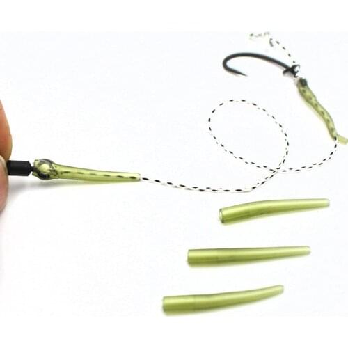 30pcs 24mm Anti Tangle Rubber Sleeves Connect with Fishing Hook Carp Coarse for Carp Fishing Accessories