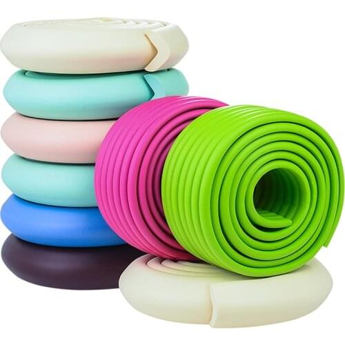 400CM Environmentally Friendly NBR Material Anti-collision Bar for Children Safety Table Corner Wall Sticking Soft Pack