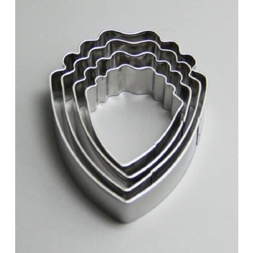 Free Shipping Stainless Steel 4pcs Carnation Shapes Fondant Cookie Cutters set DIY Baking Molds set HB0958