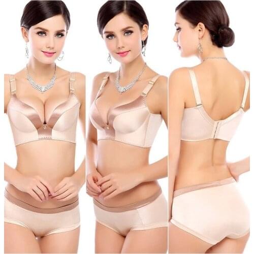 Seamless underwear women bra set sexy push up bra set women embroidery seamless bra set women underwear bra and panty set