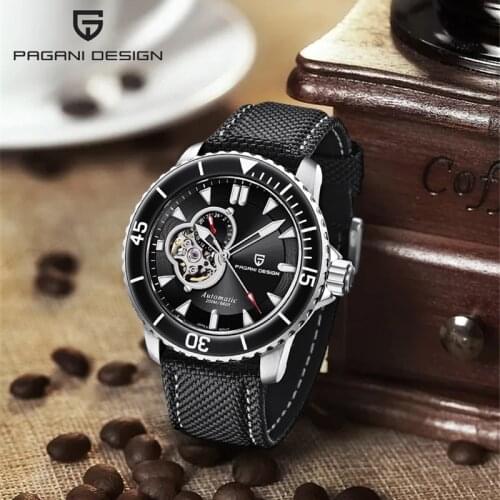 PAGANI DESIGN Mens Mechanical Watches Top Luxury Brands Automatic Watches 200M Deep Waterproof Mens Watch Leisure Montre Homme