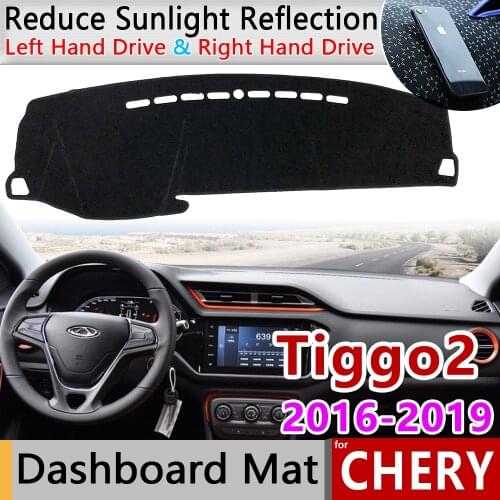 For Chery Tiggo 2 2016 2017 2018 2019 Anti-Slip Mat Dashboard Cover Sunshade Pad Dashmat Accessories Tiggo2 Tiggo 3x MVM X22 DR3
