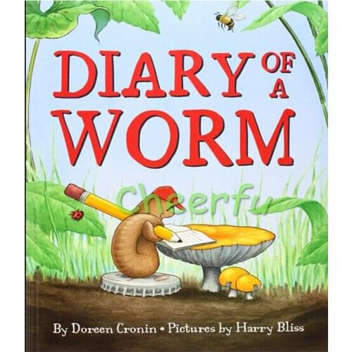 Diary Of A Worm Doreen Cronin English Card Book Earthworm Diary Original Picture Book Open Stories Books For Children Reading