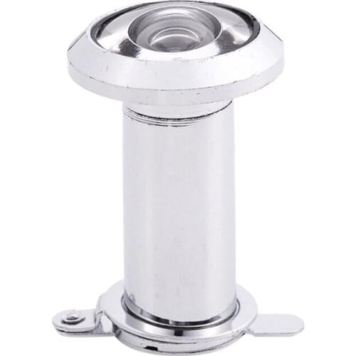 New 200 Degree 35-60mm Wide Angle Scope Peephole Door Viewer Silver Tone