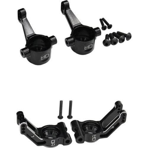 HR aluminum front & rear steering block steering knuckle for 1/10 Arrma 4X4 vehicle