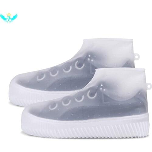 Shoe Quality Non-Slip Waterproof Silicone Silicone Overshoes Cover Reusable High Rain Boots For Men Or Women