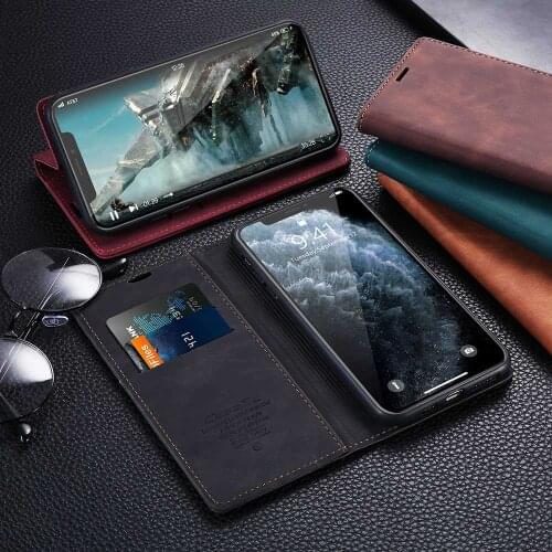 KISSCASE Matte Leather Case For Samsung A70 A50 Case For Samsung Note 10 Plus A30 A40 A20 S10 S8 S9 Plus S7 Edge M20 Wallet Case