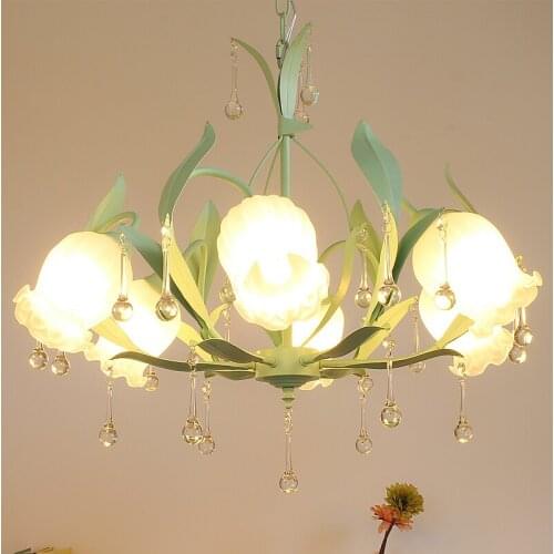 Modern iron lighting for boys room crystal hanging lamp lustres para quarto ventilador de techo avizeler luzes de teto