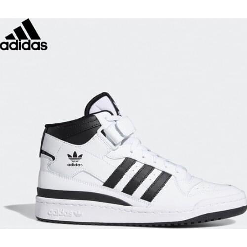 Original Adidas Forum Mid Unisex Men 'S Women 'S White Sports Shoes FY7939 Adidas Sneaker