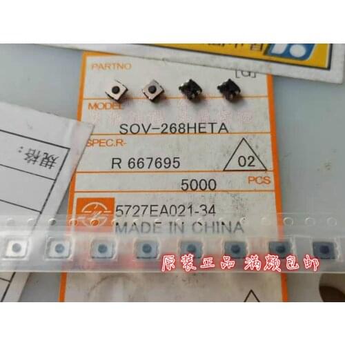Original New 100% SOV-268HETA SMD 4pin touch switch mini button switch 3.6*3.8*1.5