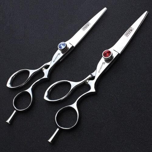 Sharonds New Hairdressing Scissors 6 inch Barber Shop Professional Cutting Scissors Barber Special Men Women Rhineston Scissors