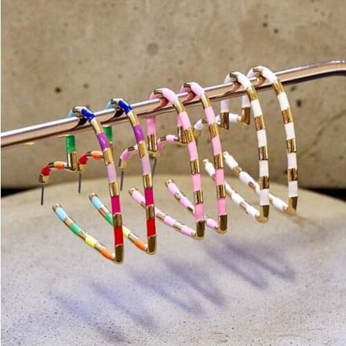 KOMi Buy 2 Get Free Contact us remark Alloy Heart Earrings Geometric Ear Jewelry for Women Girls Casual Party Accessories D0331