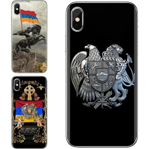 Hot Armenia Armenians Flag Silicone Case For Samsung Galaxy A10 A40 A50 A70 A3 A5 A7 A9 A8 A6 Plus 2018 2015 2016 2017
