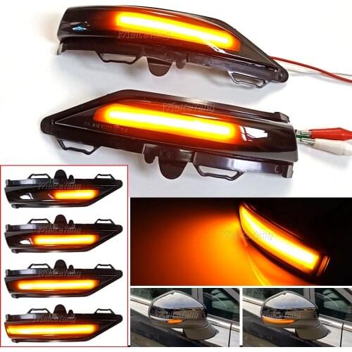For Ford Fiesta ST Line MK8 2019 PUMA 2020 LED Dynamic Turn Signal Light Car Rear View Mirror Indicator Blinker Sequential Lamp