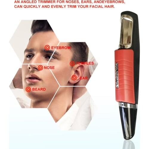 New with LED Light multifunctional double-headed shaver with LED light mens nose hair trimmer eyebrow trimmer Fast delivery CSV