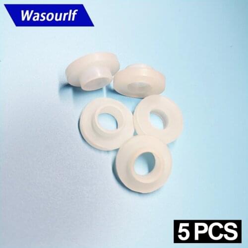 Wasourlf 5Pieces 18.6*10.8 Round Gasket Two Levels Pipe Rubber Ring Hermetic Seal Thickness 3mm Water Bathroom Kitchen Accessory