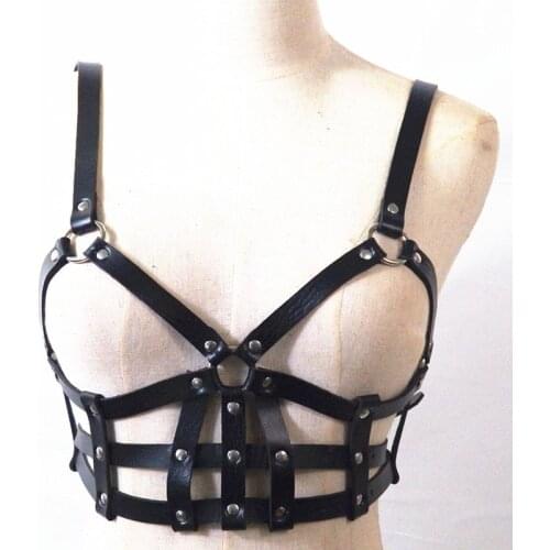 2020 New Bondage Fetish Women Sword Belt Bdsm For Men Suspenders Sexy Set Harness Cage Bra Belt Fashion Garter Stocking Black