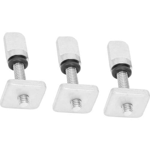 3Pcs Boat Surfboard Fin Screw & Fin Plate Replacement Kit Longboard Fin Screws Plate Multi Tool Boat Accessories