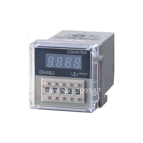 5pcs 220VAC 30 CPS DH48J Digital Counter Relay