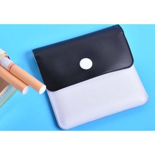 8*8cm Mini PVC Portable Ashtrays Pocket Outdoor Smoking Cigar Tobacco Ash Storage Bag Travel Accessory