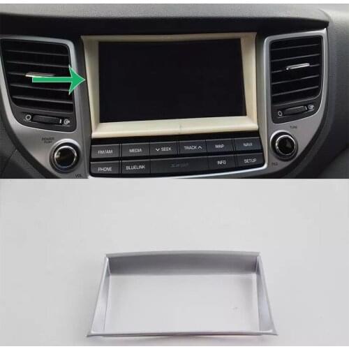 Car Accessories Interior Decoration ABS Dashboard GPS Navigation Cover Trim For Hyundai Tucson 2015 Car-styling