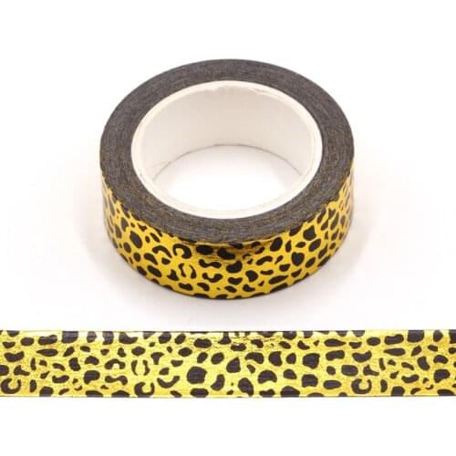 10m Decor Japanese Paper Washi Tape Hearts Copper Foil Black DIY Planner Masking Tapes School Office Supplies Foil washi tape