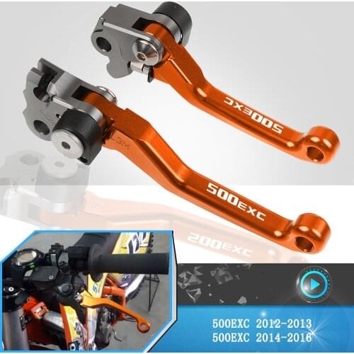 For 500EXC 500 EXC EX-C 500ex-c 2012 2013 2014 2015 2016 Motorbike Custom Made Brake Clutch Lever Motocross Levers Accessories
