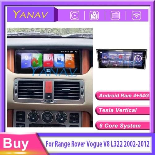 Car radio Multimedia Player GPS Navi Head Unit For Range Rover Vogue V8 L322 2002-2012 Car Audio 2 Din Android Stereo Receiver