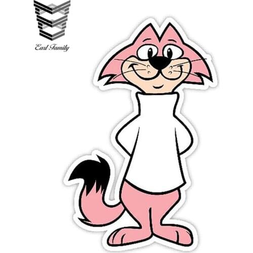 EARLFAMILY 13cm X 8.6cm Cute Choo Choo Cat Decal Funny Car Styling Animal Car Stickers Vinyl Graphic for Car Window Bumper Decor