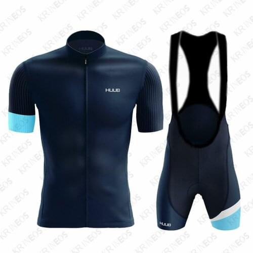 Cycling Jersey 2021 Summer Team HUUB Bike Jersey Set Men Breathable Anti-UV Mountain Cycling Set Ropa Ciclismo Bike Clothing