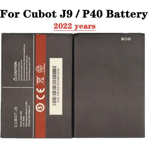 For Cubot J9 , Cubot P40 AUCC Mobile Phone Battery High Capacity 4200mAh Replacement Batteries