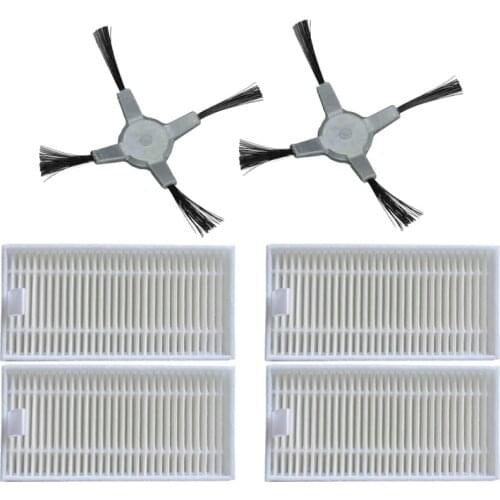 Hepa Filter Side Brush for Cleanmate QQ5 QQ6 Robotic Vacuum Cleaner Spare Parts Accessories Replacement Filter Side Brushes