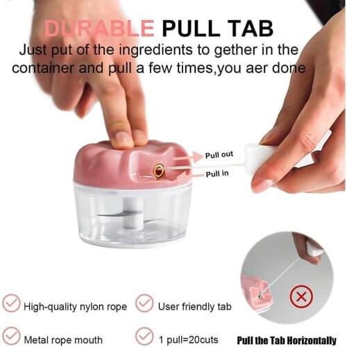 Food Vegetables Cutter Meat Grinders Kitchen Gadgets Artifact Garlic Multi-function Manual Chopper Grinding Press Garlic Ga P5P8