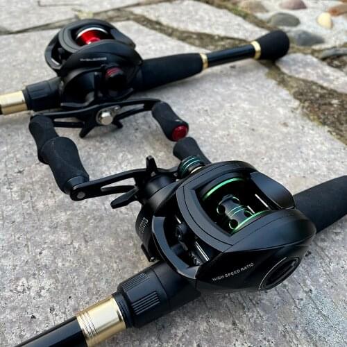 Baitcasting Reel High Speed 8.1:1 Right Left Hand Freshwater Saltwater Cast Bait Wheels