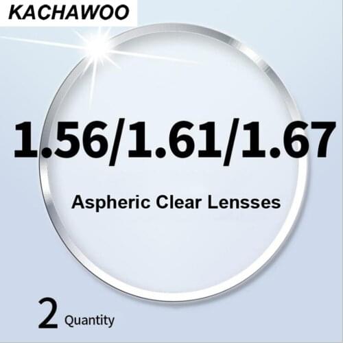 Kachawoo hyperopia myopia lenses CR-39 resin aspheric customize optical prescription lens degree 1.56 1.61 1.67 1.74