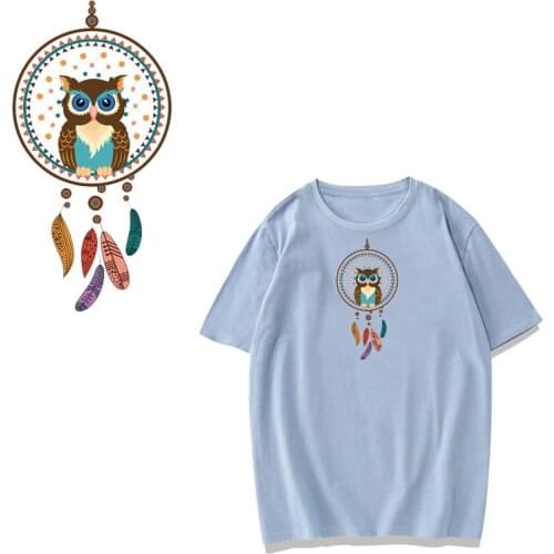 Small feather Clothing Stickers Iron On Patches Diy Heat Transfers Patch For Clothes T-shirt Appliques Decoration