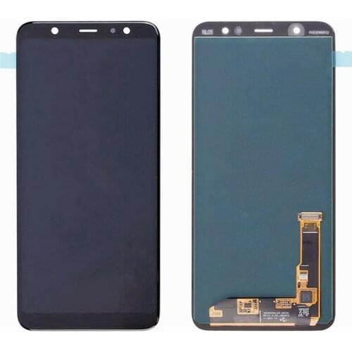 For Samsung Galaxy A6+ A6 Plus 2018 SM-A605 Black Color (TFT Version,Brightness is Adjustable) LCD and Touch Screen Assembly