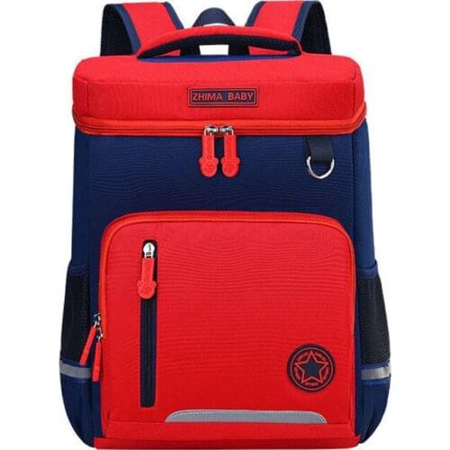 Fashion Children Orthopedic School Bags Kids Waterproof Backpack Boys Girls Blue Lightweight Schoolbag Kindergarten Bagpack Sac