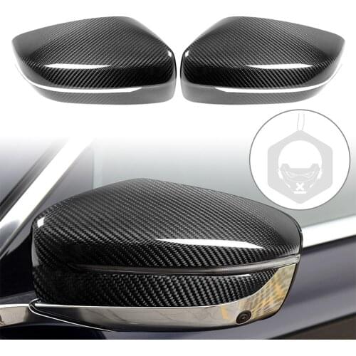 For BMW G11 G12 7Series 2016 2017 2018 Carbon Fiber Side Rearview Mirror Cover Caps Car Accessories Styling Decorated LHD