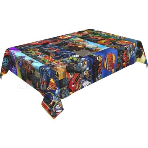 Blaze And Monster Machines, Tablecloth, Can Be Used For Birthday Party Decoration