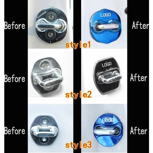 Stainless Steel Car Door Lock Cover For KIA RIO Ceed Sportage Soul Sorento Cerato K2 K3 K4 K5 K7 kX3 KX5 k3S all model