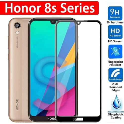Honor8s full screen protector protective glass for Huawei Honor 8S Prime 8 S HD safsty glas 9H tempered film on honor8 s 8sprime