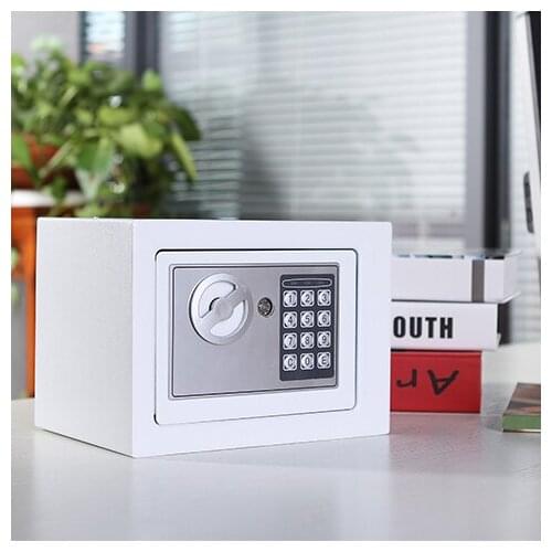 4 color steel professional safety box digital surface electronic lock home office wall type jewelry money security key safe