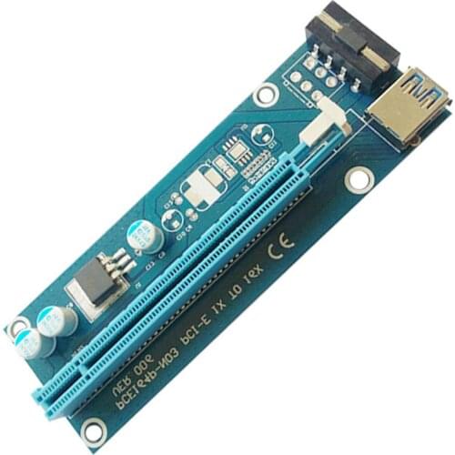 VER006 PCI-E Riser Card 4pin PCI for Bitcoin-Litecoin Accessories