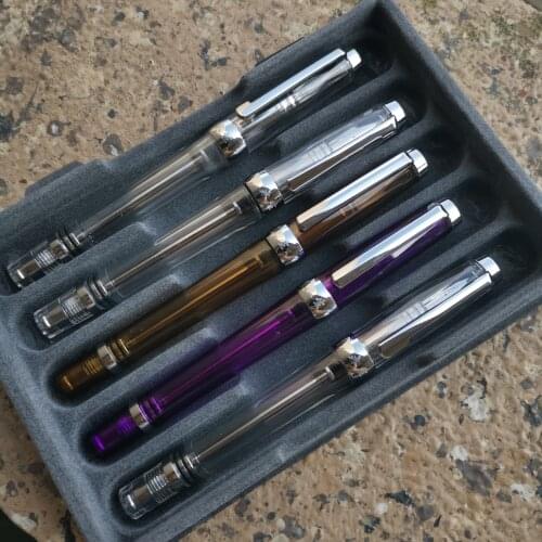 Wing Sung/Paili Vacuum Fountain Pen Ink Pen With Wing Sung Super Quality EF/F/M Wet Nib Stationery Office School Supplies