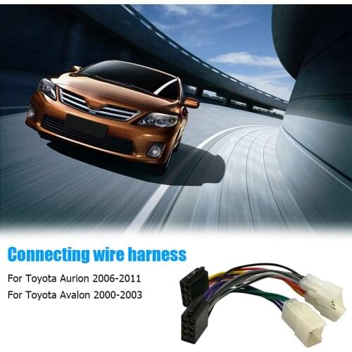 Wiring Connector for Toyota Camry Corolla Harness Adapter Plug Cable Car Accessory ISO Car Stereo Radio Harness Adapter
