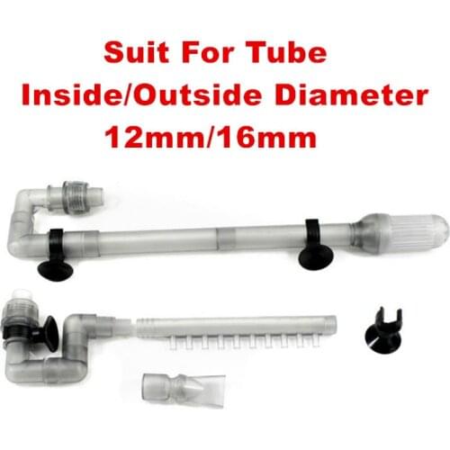 Aquarium External Canister Filter Inlet Outlet Tube Hw-602b/603b Aquarium Filter Accessories Output Input Tube Pipe For 12mm
