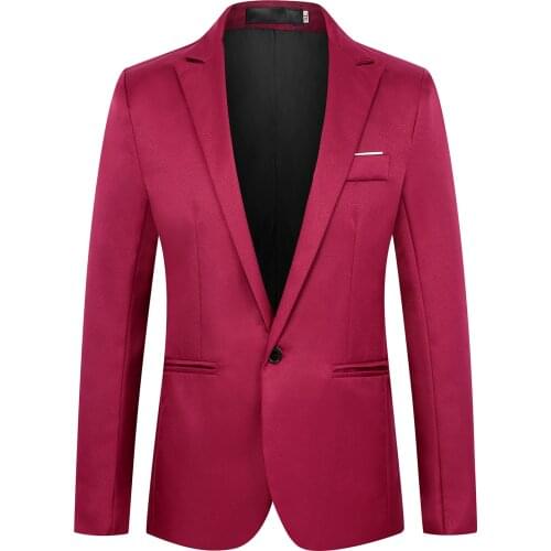 High Quality Mens Wool Suit Coat Wool Blends Casual Blazers Men Suit Top Male Solid Business Casual Mens Coats and Jackets