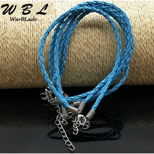 WBL 2019 Fashion Men Women Bracelets Bangles PU Braided Leather Bracelet Trendy Rope Wristband Jewelry High Quality