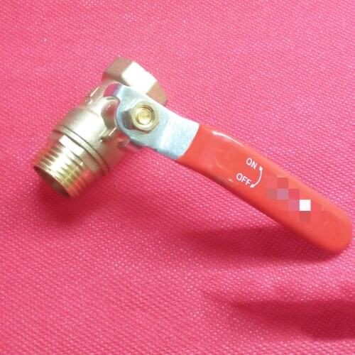 1pc 3/4 ball valve inner and outer wire 26mm 6 minutes switch outlet valve Drain valve Air compressor and pump accessories